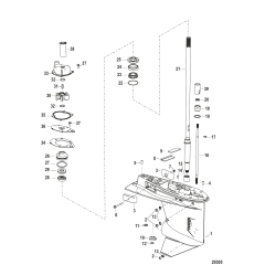 Gear Housing Driveshaft - 1.83:1 Gear Ratio
