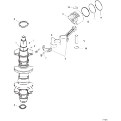 Crankshaft, Pistons and Connecting Rods