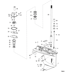 Gear Housing Driveshaft - 1.83:1 Gear Ratio