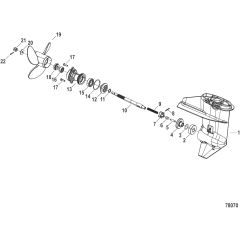 Gear Housing Propeller Shaft, Standard