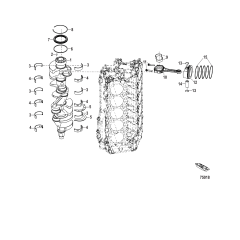 Crankshaft, Pistons and Connecting Rods