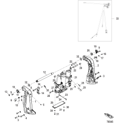 Power Trim/Transom Assembly