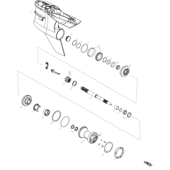 Gear Housing Prop Shaft-Standard Rotation,Torque Master (1.75 Gear Ratio)