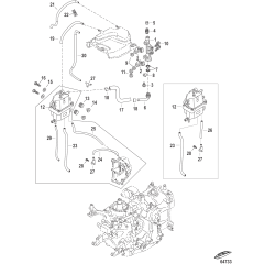 Fuel Rail and Vapor Separator
