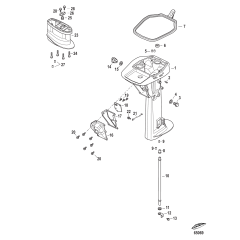 Driveshaft Housing Serial # 1R029247 and Below