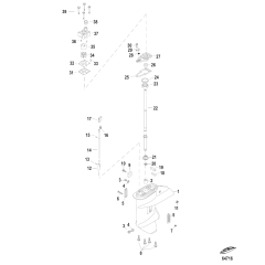Gear Housing Driveshaft
