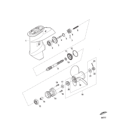 Gear Housing Propeller Shaft