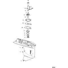 Water Pump Kit Components 812966A12