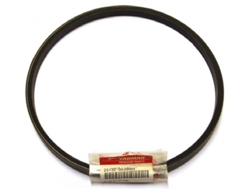Genuine YANMAR 3JH4 3JH5 4JH4TE Alternator Belt, 25132003800E