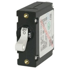 Blue Sea - A-Series Circuit Breaker - 25amp - White Toggle - 7218