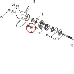 Mercury - Oil Seal - Quicksilver - 26-16130