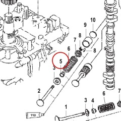 Mercury - Intake and Exhaust Valve Seal - Quicksilver - 26-804137