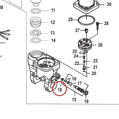 Mercury - Power Trim and Tilt Seal - Quicksilver - 26-898101245