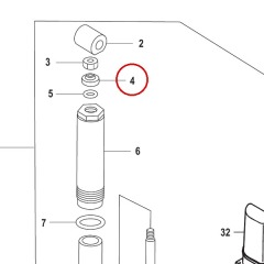 Mercury - Power Trim and Tilt Seal - Quicksilver - 26-898101248