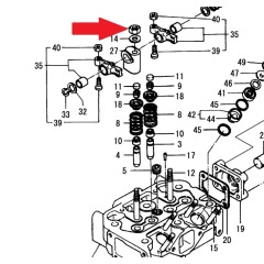 Yanmar - Nut M10  (M & I) - 26696-100002