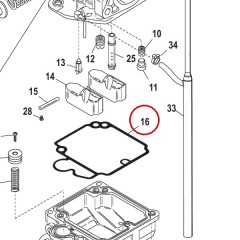 Mercury - Carburetor Gasket - Quicksilver - 27-8542573