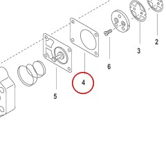 Mercury - Fuel Pump Gasket - Quicksilver - 27-855569003
