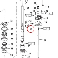 Mercury - Gear Housing Driveshaft Gasket - Quicksilver - 27-880729