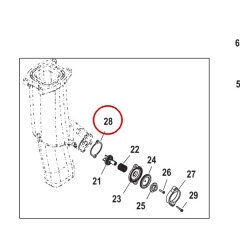 Mercury - Adapter Plate Lower Gasket - Quicksilver - 27-889561