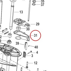 Mercury - Lower Unit Gasket Set - Quicksilver - 27-8M0072139
