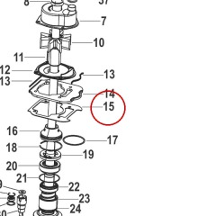 Mercury - Gear Housing Driveshaft Gasket - Quicksilver - 27-8M0146938