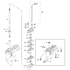 Gear Assembly Housing Driveshaft