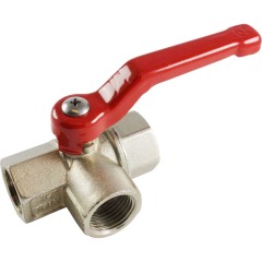 Maestrini Brass Full Bore L Port Valve 1/2