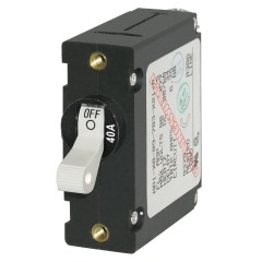 Blue Sea - A-Series Circuit Breaker - 40amp - White Toggle - 7226