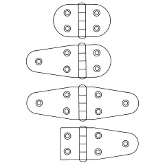 Talamex - HINGE RVS 103X38.5X2MM - 43.803.103