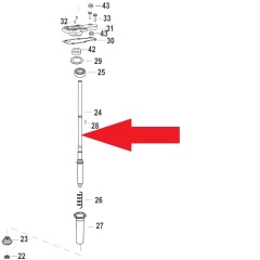 Mercury - DRIVESHAFT Long - EFI - 45-8M0186963