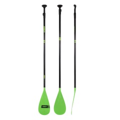 JOBE Fusion Stick Carbon/Fiberglass SUP Paddle 3-Piece Lime - 486721011