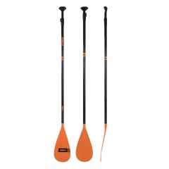 JOBE Fusion Stick Carbon/Fiberglass SUP Paddle 3-Piece Orange - 486721012