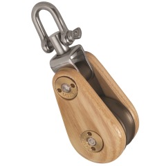 Barton - Single - Swivel - Classic Wooden Block S1 - 50330