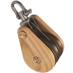 Barton - Double - Swivel - Classic Wooden Block S3 - 52360