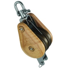 Barton - Double - Swivel - Becket - Classic Wooden Block S2 - 52445