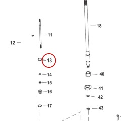 Mercury - Ring Retaining - Quicksilver - 53-8M0029306