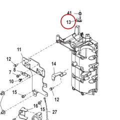 Mercury - Clip for Ignition and Electrical Components - Quicksilver - 54-24836