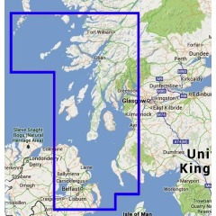 Navionics Plus Small 5G568 Scotland West - Loch Lomond Clyd CHART - CF