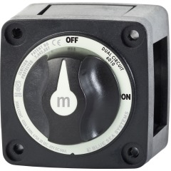 Blue Sea - m-Series Mini Dual Circuit Battery Switch - Black - PN. 6010200