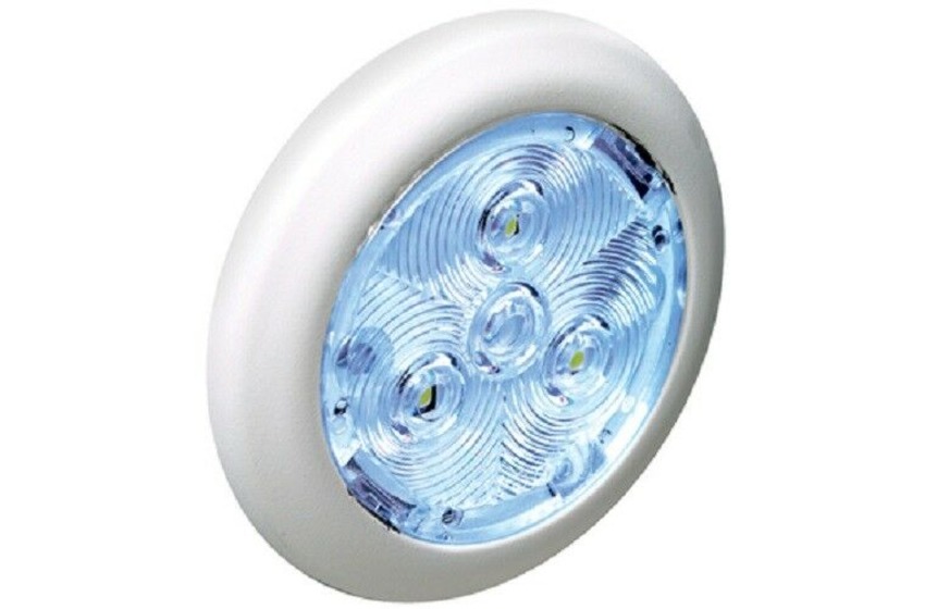 attwood LED INTERIOR / EXTERIOR Light 70mm BLUE 12V 6323W7