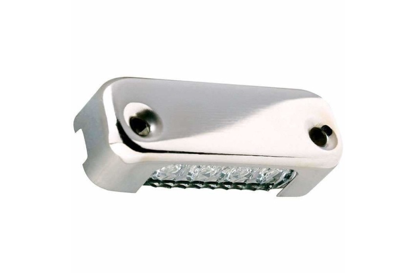 Attwood Blue LED Micro Light w/Stainless Steel Bezel  Vertical Mount [6350B7] main image 0
