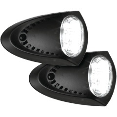 attwood - LED SMALL DOCKING LIGHT BLACK POWDER - 6523BK1