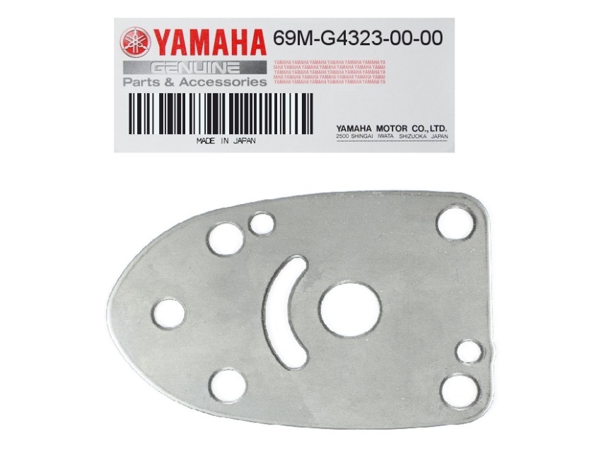 Genuine YAMAHA Outboard Water Pump wear plate 3A, F2.5A - 69M-G4323-00, Yamaha  3A / Malta Parts, Bottom Line