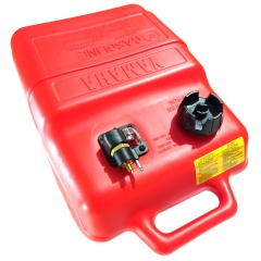 Genuine YAMAHA 25L Petrol Tank (Gauge in pickup) - Outboard Motor Engine - 5 Gallon Fuel Plastic - New type