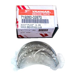 YANMAR Main Bearing Shell US 0.25 2TNV 3TNE 4TN - Genuine - 719260-02870