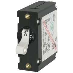 Blue Sea - A-Series Circuit Breaker - 10amp - White Toggle - 7206