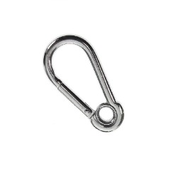 Talamex - 316 Stainless Classic Carabiner with Eye - 7mm - 74.226.070