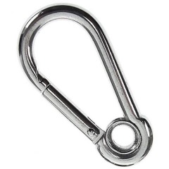 Classic carabiner with fixed eye