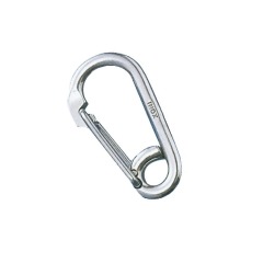 Talamex - 316 Stainless Oval Carabiner with Eye - 6mm - 74.229.061