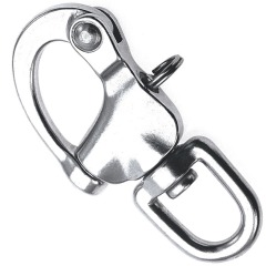 Talamex - 316 Stainless Snap Shackle - Swivel Eye - 120mm - 74.550.128